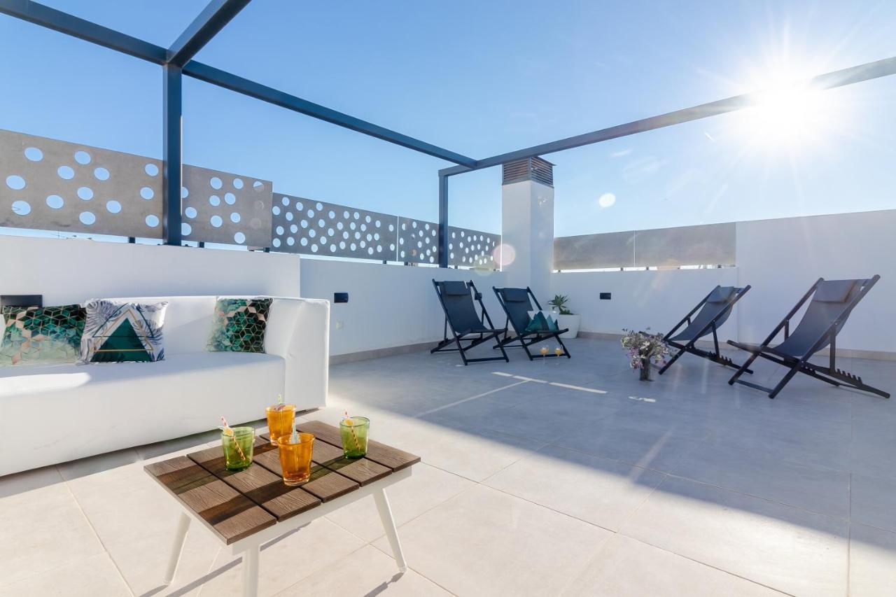 Malaga Center Flat Mariblanca 12 Sun & Terrace Boutique Apartamento Exterior foto